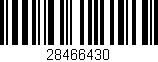 Código de barras (EAN, GTIN, SKU, ISBN): '28466430'