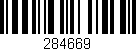 Código de barras (EAN, GTIN, SKU, ISBN): '284669'