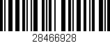 Código de barras (EAN, GTIN, SKU, ISBN): '28466928'