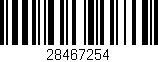 Código de barras (EAN, GTIN, SKU, ISBN): '28467254'