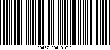 Código de barras (EAN, GTIN, SKU, ISBN): '28467_734_0_GG'