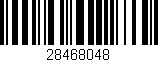 Código de barras (EAN, GTIN, SKU, ISBN): '28468048'
