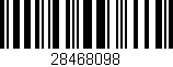 Código de barras (EAN, GTIN, SKU, ISBN): '28468098'