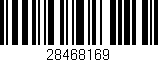 Código de barras (EAN, GTIN, SKU, ISBN): '28468169'