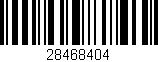 Código de barras (EAN, GTIN, SKU, ISBN): '28468404'