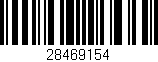 Código de barras (EAN, GTIN, SKU, ISBN): '28469154'
