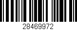 Código de barras (EAN, GTIN, SKU, ISBN): '28469972'
