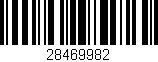 Código de barras (EAN, GTIN, SKU, ISBN): '28469982'