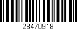 Código de barras (EAN, GTIN, SKU, ISBN): '28470918'