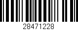 Código de barras (EAN, GTIN, SKU, ISBN): '28471228'