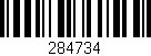 Código de barras (EAN, GTIN, SKU, ISBN): '284734'