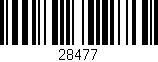 Código de barras (EAN, GTIN, SKU, ISBN): '28477'