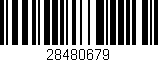 Código de barras (EAN, GTIN, SKU, ISBN): '28480679'