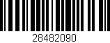 Código de barras (EAN, GTIN, SKU, ISBN): '28482090'