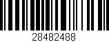 Código de barras (EAN, GTIN, SKU, ISBN): '28482488'