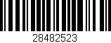 Código de barras (EAN, GTIN, SKU, ISBN): '28482523'