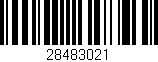 Código de barras (EAN, GTIN, SKU, ISBN): '28483021'