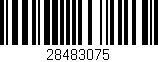 Código de barras (EAN, GTIN, SKU, ISBN): '28483075'