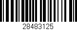 Código de barras (EAN, GTIN, SKU, ISBN): '28483125'