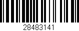 Código de barras (EAN, GTIN, SKU, ISBN): '28483141'