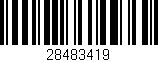 Código de barras (EAN, GTIN, SKU, ISBN): '28483419'