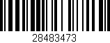 Código de barras (EAN, GTIN, SKU, ISBN): '28483473'