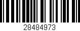 Código de barras (EAN, GTIN, SKU, ISBN): '28484973'