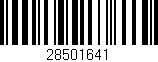 Código de barras (EAN, GTIN, SKU, ISBN): '28501641'