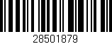 Código de barras (EAN, GTIN, SKU, ISBN): '28501879'
