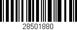 Código de barras (EAN, GTIN, SKU, ISBN): '28501880'