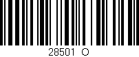Código de barras (EAN, GTIN, SKU, ISBN): '28501_O'