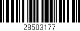 Código de barras (EAN, GTIN, SKU, ISBN): '28503177'