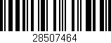 Código de barras (EAN, GTIN, SKU, ISBN): '28507464'