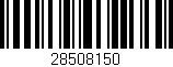 Código de barras (EAN, GTIN, SKU, ISBN): '28508150'