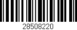Código de barras (EAN, GTIN, SKU, ISBN): '28508220'