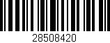 Código de barras (EAN, GTIN, SKU, ISBN): '28508420'