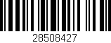 Código de barras (EAN, GTIN, SKU, ISBN): '28508427'