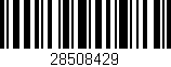 Código de barras (EAN, GTIN, SKU, ISBN): '28508429'