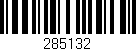Código de barras (EAN, GTIN, SKU, ISBN): '285132'