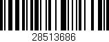 Código de barras (EAN, GTIN, SKU, ISBN): '28513686'