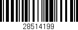 Código de barras (EAN, GTIN, SKU, ISBN): '28514199'