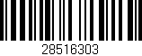 Código de barras (EAN, GTIN, SKU, ISBN): '28516303'