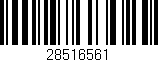Código de barras (EAN, GTIN, SKU, ISBN): '28516561'
