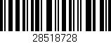 Código de barras (EAN, GTIN, SKU, ISBN): '28518728'