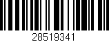 Código de barras (EAN, GTIN, SKU, ISBN): '28519341'