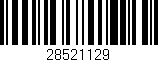 Código de barras (EAN, GTIN, SKU, ISBN): '28521129'