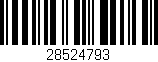 Código de barras (EAN, GTIN, SKU, ISBN): '28524793'