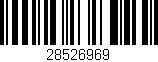 Código de barras (EAN, GTIN, SKU, ISBN): '28526969'