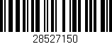 Código de barras (EAN, GTIN, SKU, ISBN): '28527150'