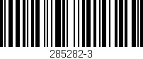 Código de barras (EAN, GTIN, SKU, ISBN): '285282-3'